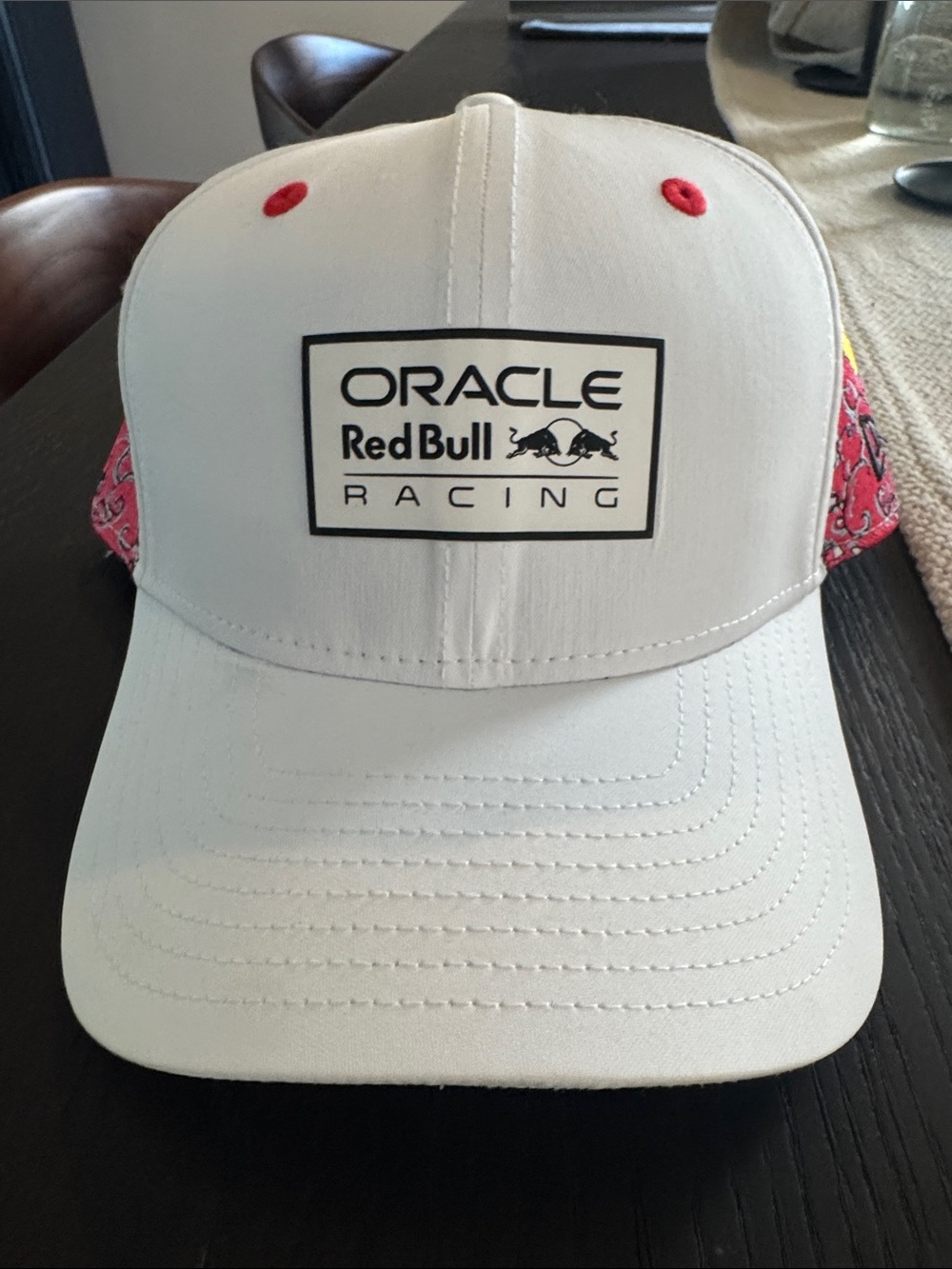 Oracle Red Bull Racing White Baseball Cap